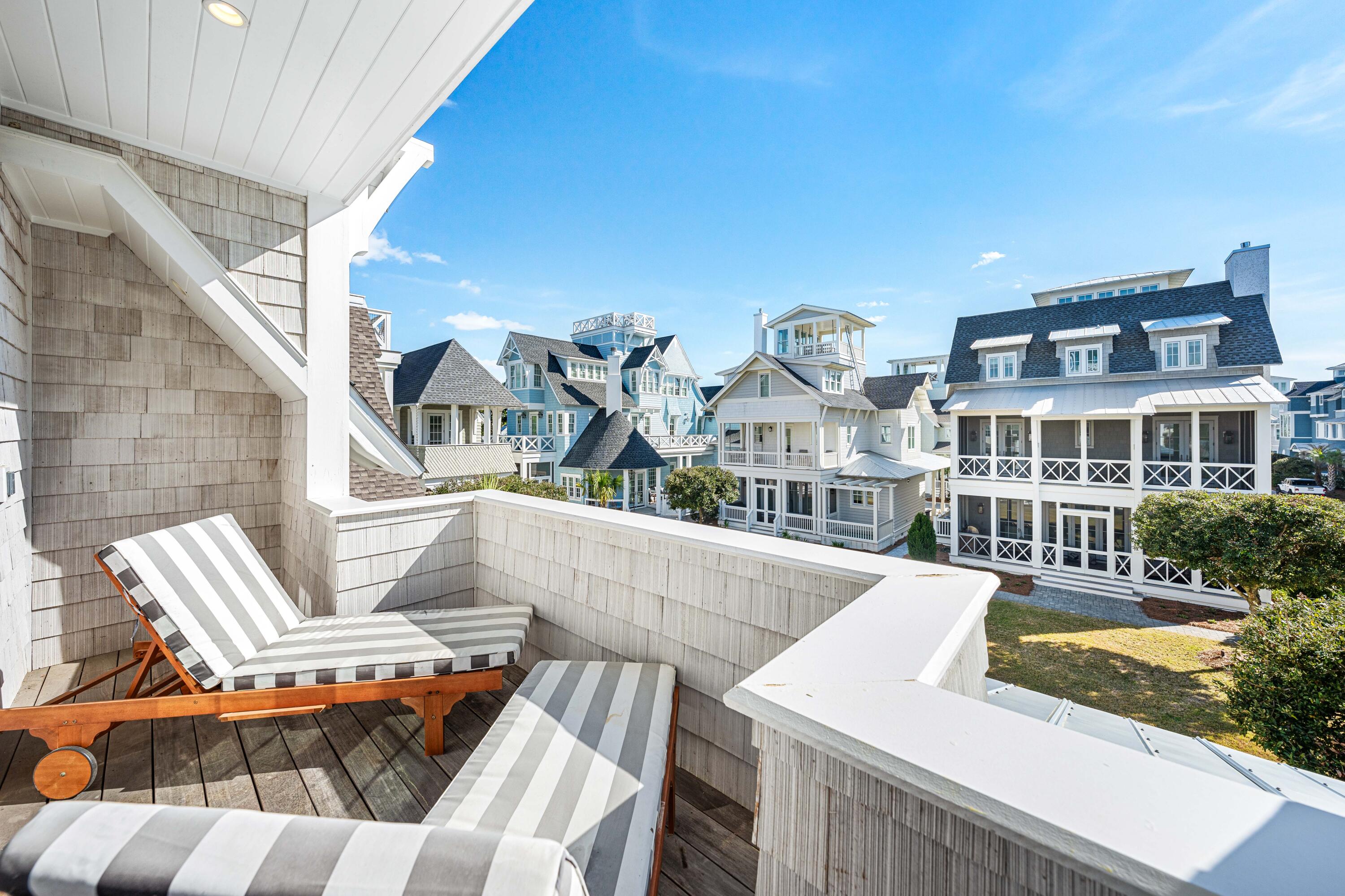 10 Rainer Ln Inlet Beach Inlet Beach, FL 32461 - Photo 27 of 55 a view of a patio with couches table and chairs