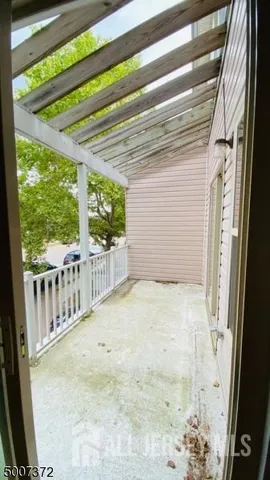 a view of a porch