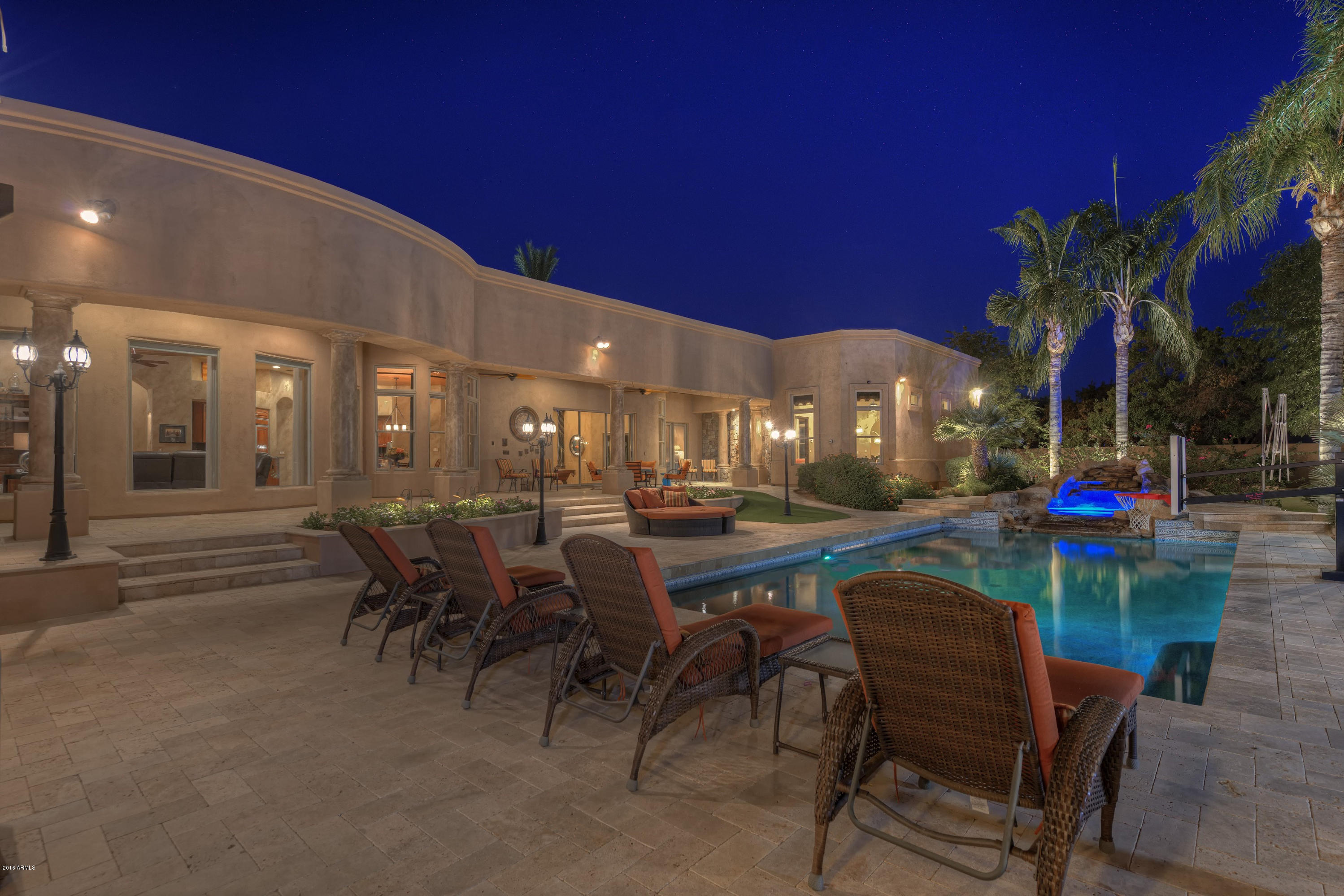 2885 East Robin Court Gilbert, AZ 85296 - Photo 50 of 61 050_Night Time Swim