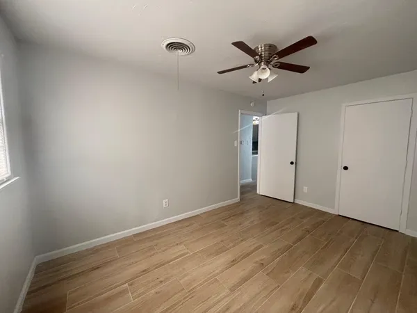 wooden floor in an empty room