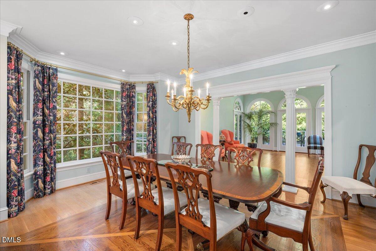 512 Hertford Street Raleigh, NC 27609 - Photo 6 of 39 a view of a dining room with furniture window and outside view