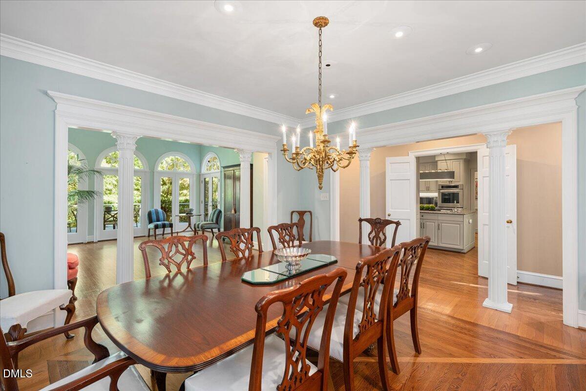 512 Hertford Street Raleigh, NC 27609 - Photo 7 of 39 a view of a dining room with furniture window and outside view