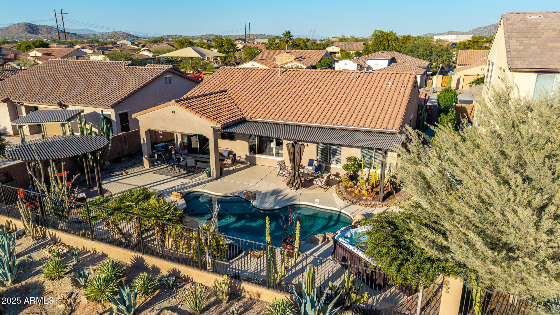 17869 West Verdin Road Goodyear, AZ 85338 - Photo 3 of 87 Backyard Aerial View