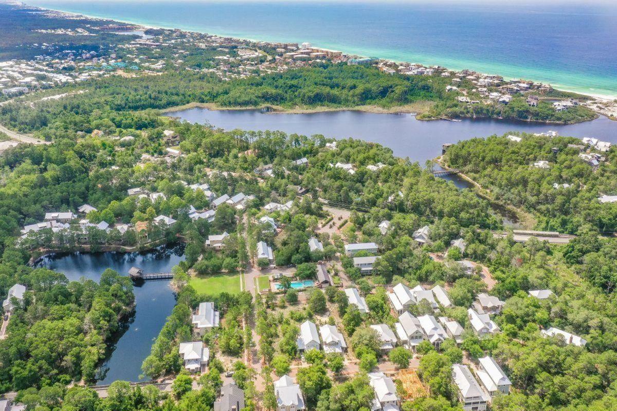 Lot 41 Okeechobee West Santa Rosa Beach, FL 32459 - Photo 7 of 29 an aerial view of residential houses with outdoor space and lake view