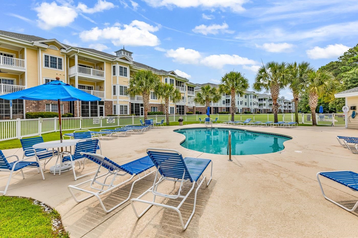 4801 Luster Leaf Circle, Unit 104 Myrtle Beach, SC 29577 - Photo 25 of 37 Community pool featuring a patio