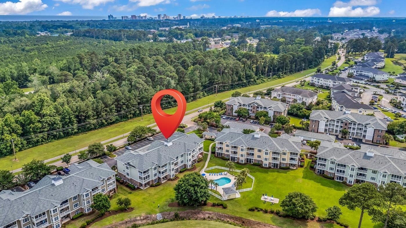 4801 Luster Leaf Circle, Unit 104 Myrtle Beach, SC 29577 - Photo 34 of 37 Bird's eye view of city skyline