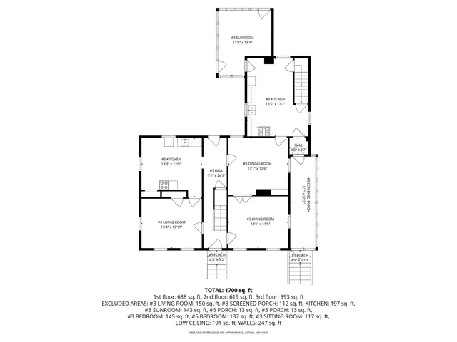 $499,900 | 3-5 Niles Street, Dover, NH 03820