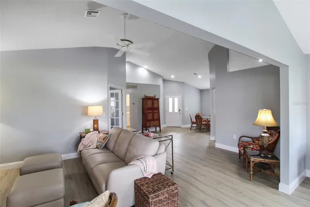 a view of bedroom and bathroom