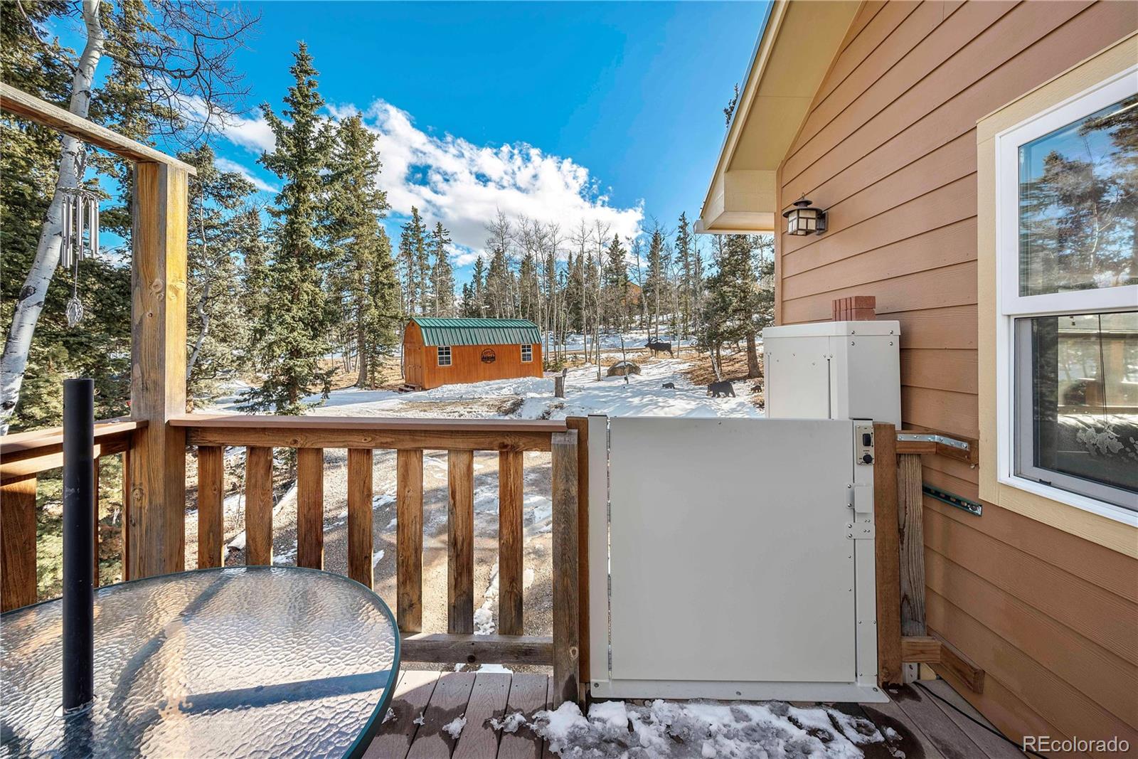 47 Piute Way Como, CO 80432 - Photo 18 of 50 a view of a balcony with furniture
