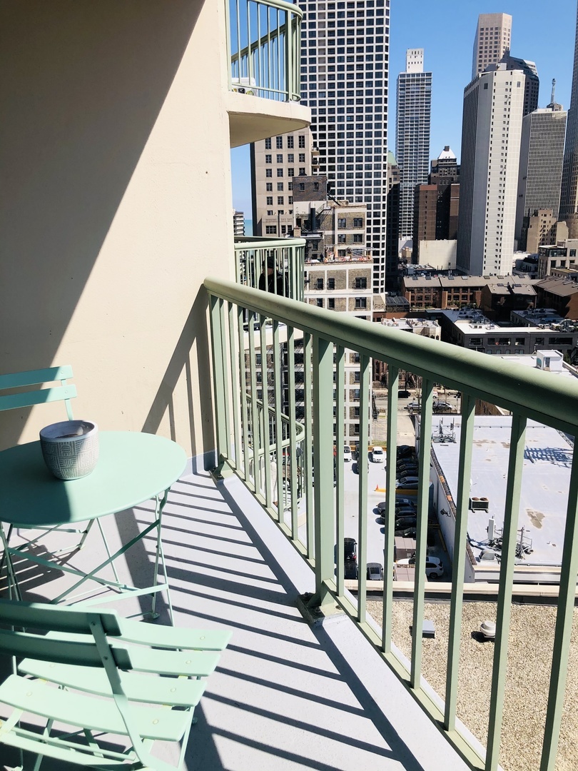 111 West Maple Street, Unit 1309 Chicago, IL 60610 - Photo 12 of 14 a view of balcony with furniture