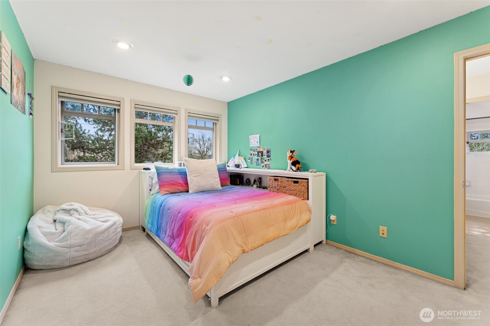 19301 4th Place Southwest Normandy Park, WA 98166 - Photo 26 of 37 a bedroom with a bed and windows