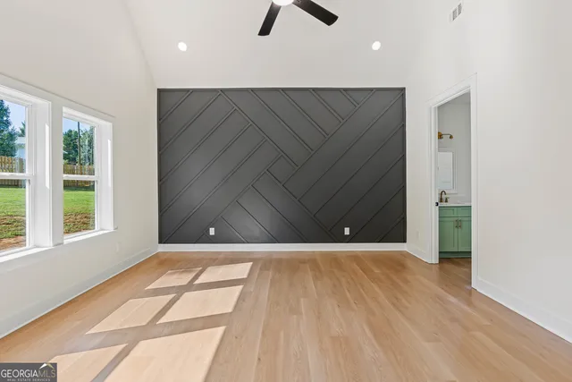 a view of an empty room