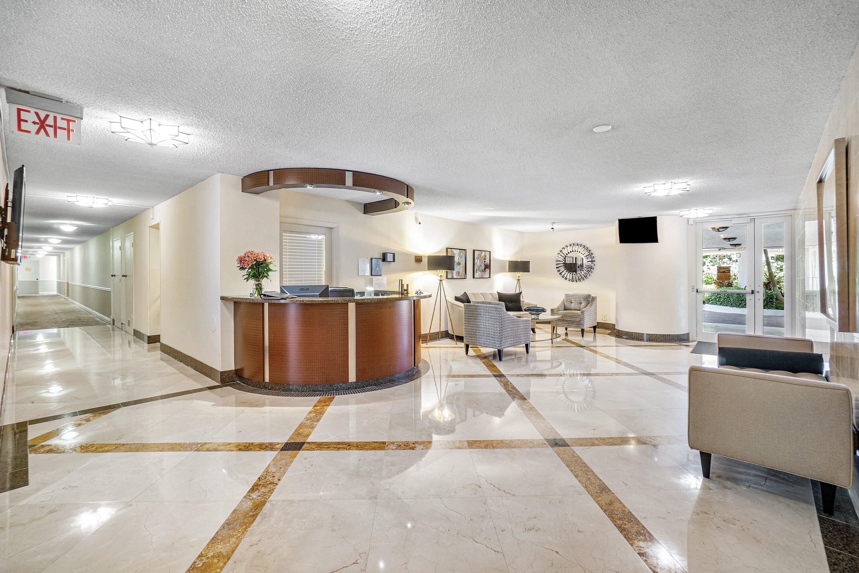 2200 South Ocean Boulevard, Unit 304 Delray Beach, FL 33483 - Photo 5 of 51 Coastal House Lobby