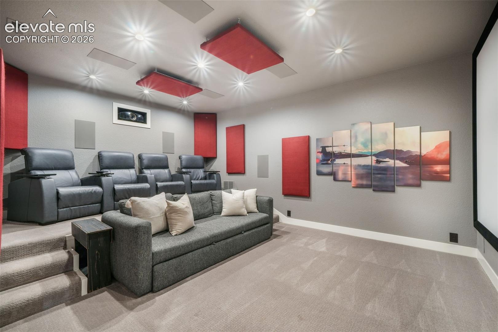 18572 Wetherill Road Monument, CO 80132 - Photo 45 of 50 Cinema room
