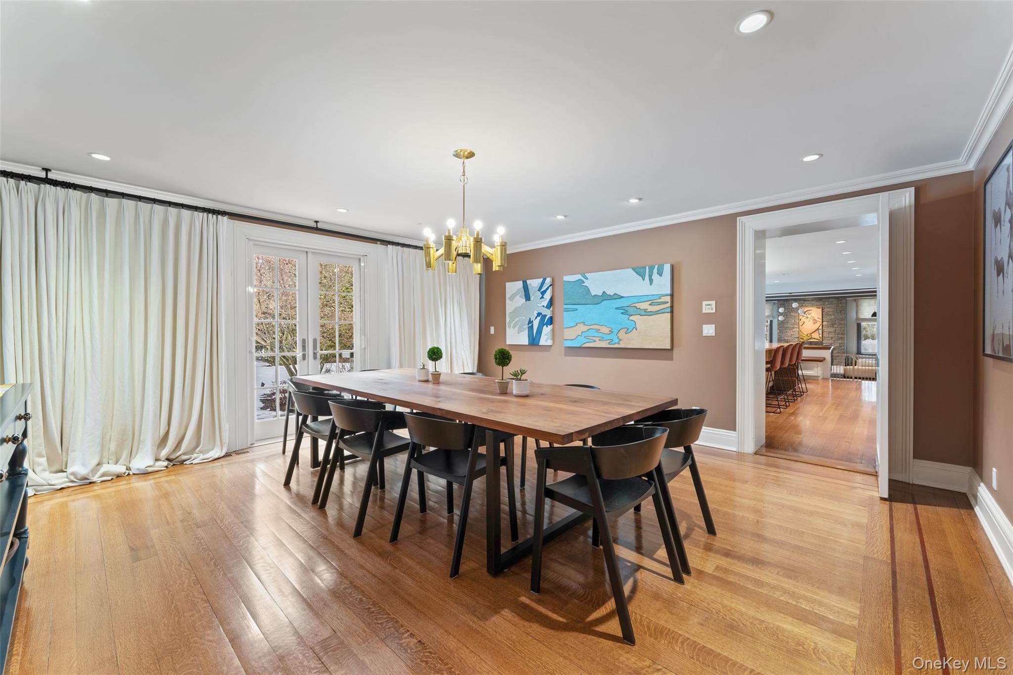 280 Clayton Road Scarsdale, NY 10583 - Photo 13 of 48 View of dining room into kitchen