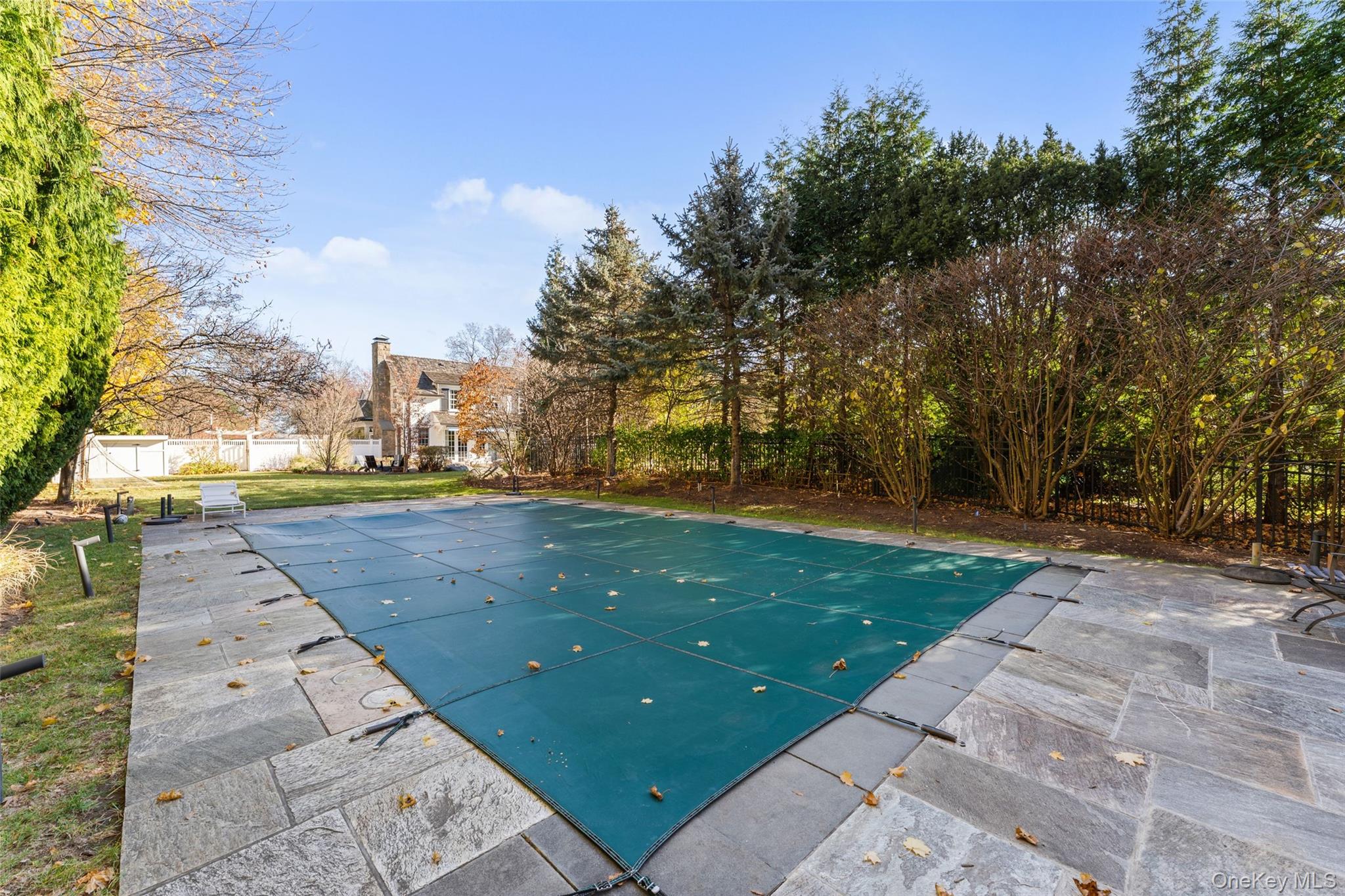 280 Clayton Road Scarsdale, NY 10583 - Photo 39 of 48 Pool 34X18 with retractable pool cover