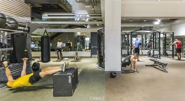 a view of building with glass windows and door