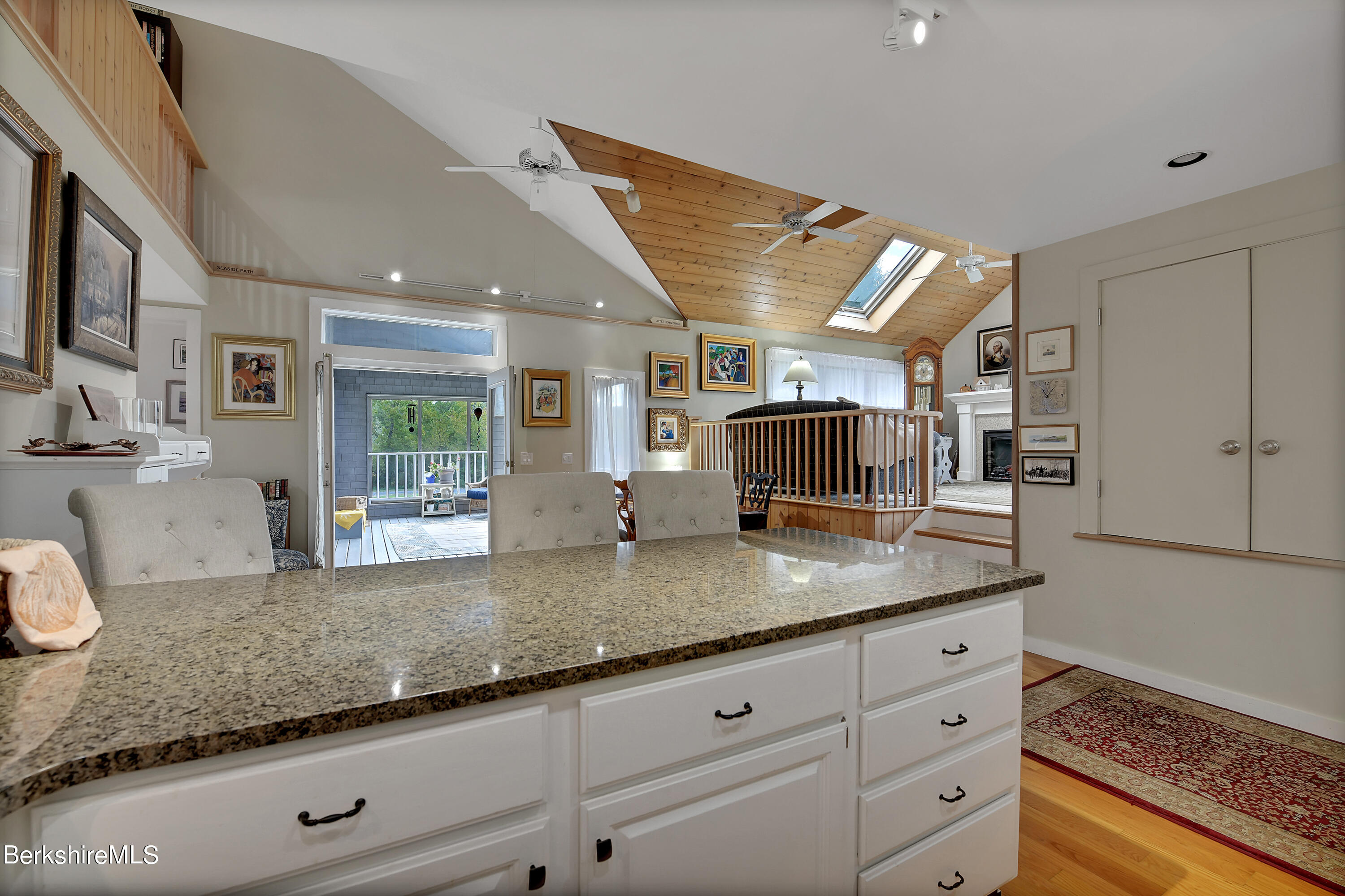 2 Wallace Road, Unit 2E Stockbridge, MA 01262 - Photo 12 of 33 a kitchen with stainless steel appliances granite countertop a sink and a counter space