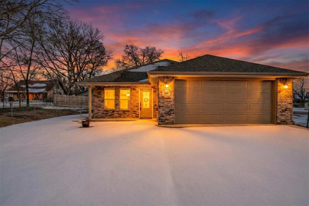 a view of a house with a outdoor space