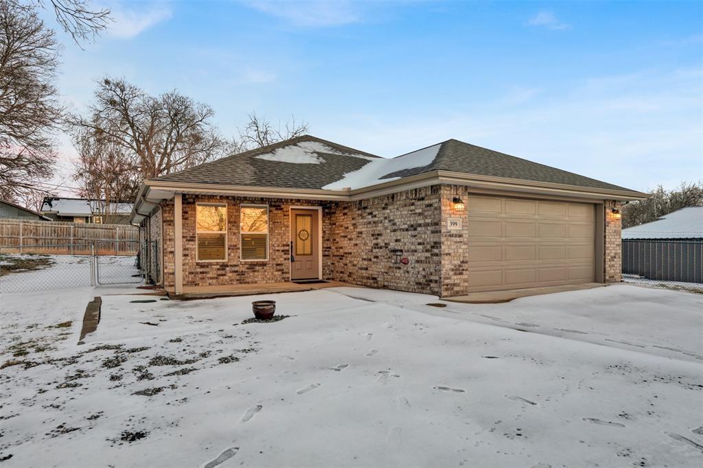 399 South Main Street Blue Ridge, TX 75424 - Photo 2 of 25 a view of a house with a snow in the yard
