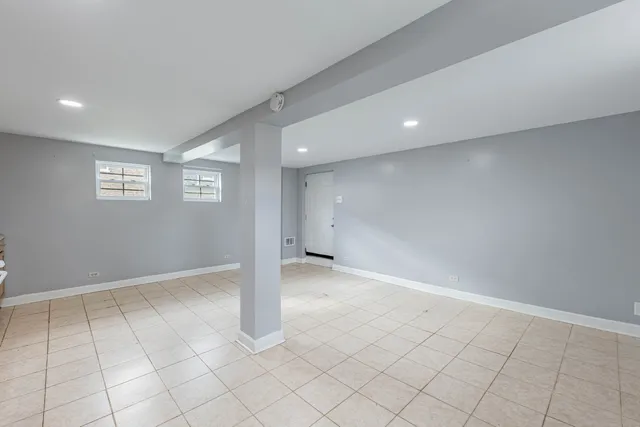 a view of an empty room