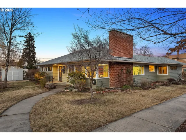 a view of a house with a patio