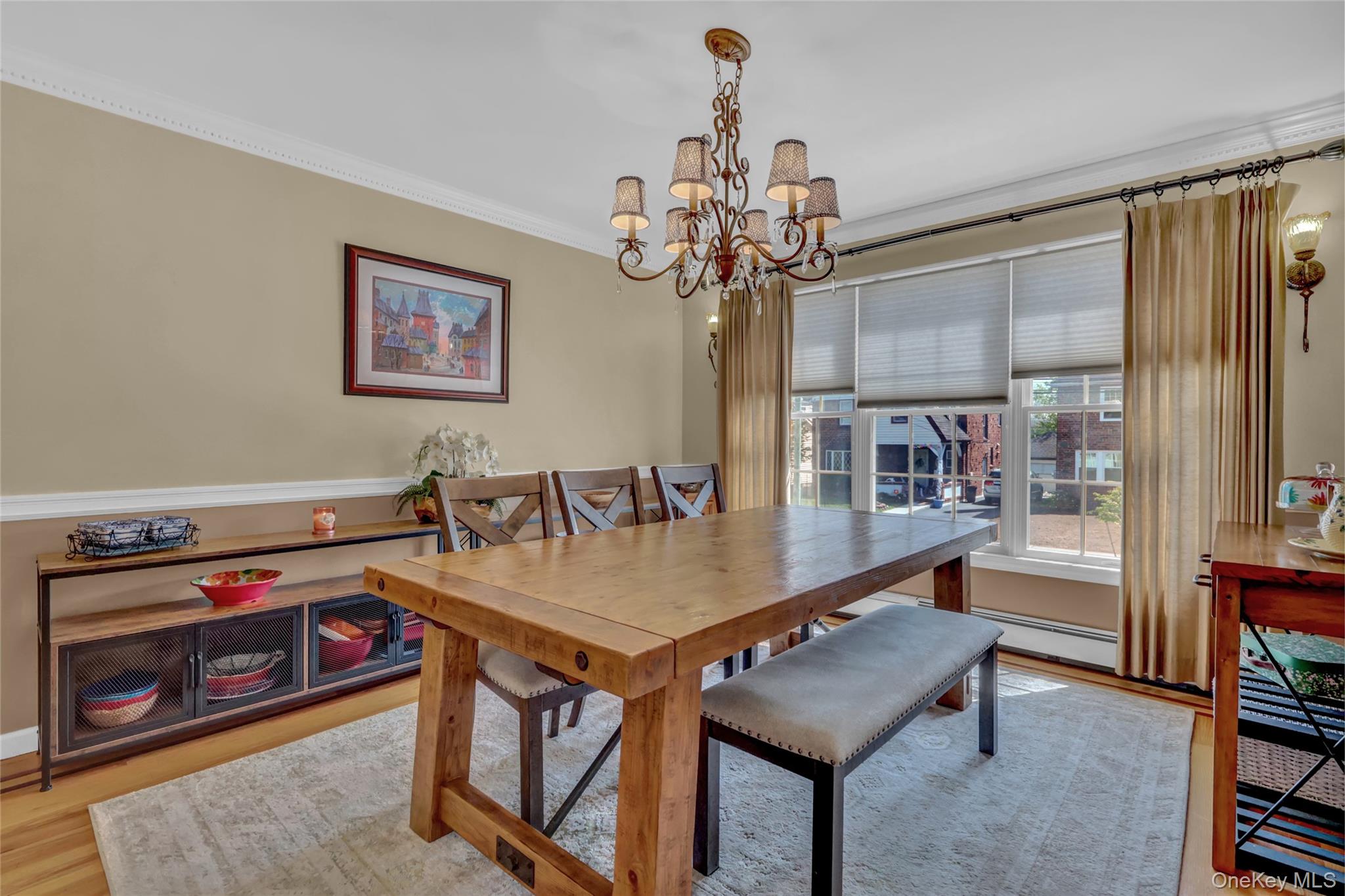 18 Hampton Road Lynbrook, NY 11563 - Photo 6 of 37 a view of a dining room with furniture window and wooden floor