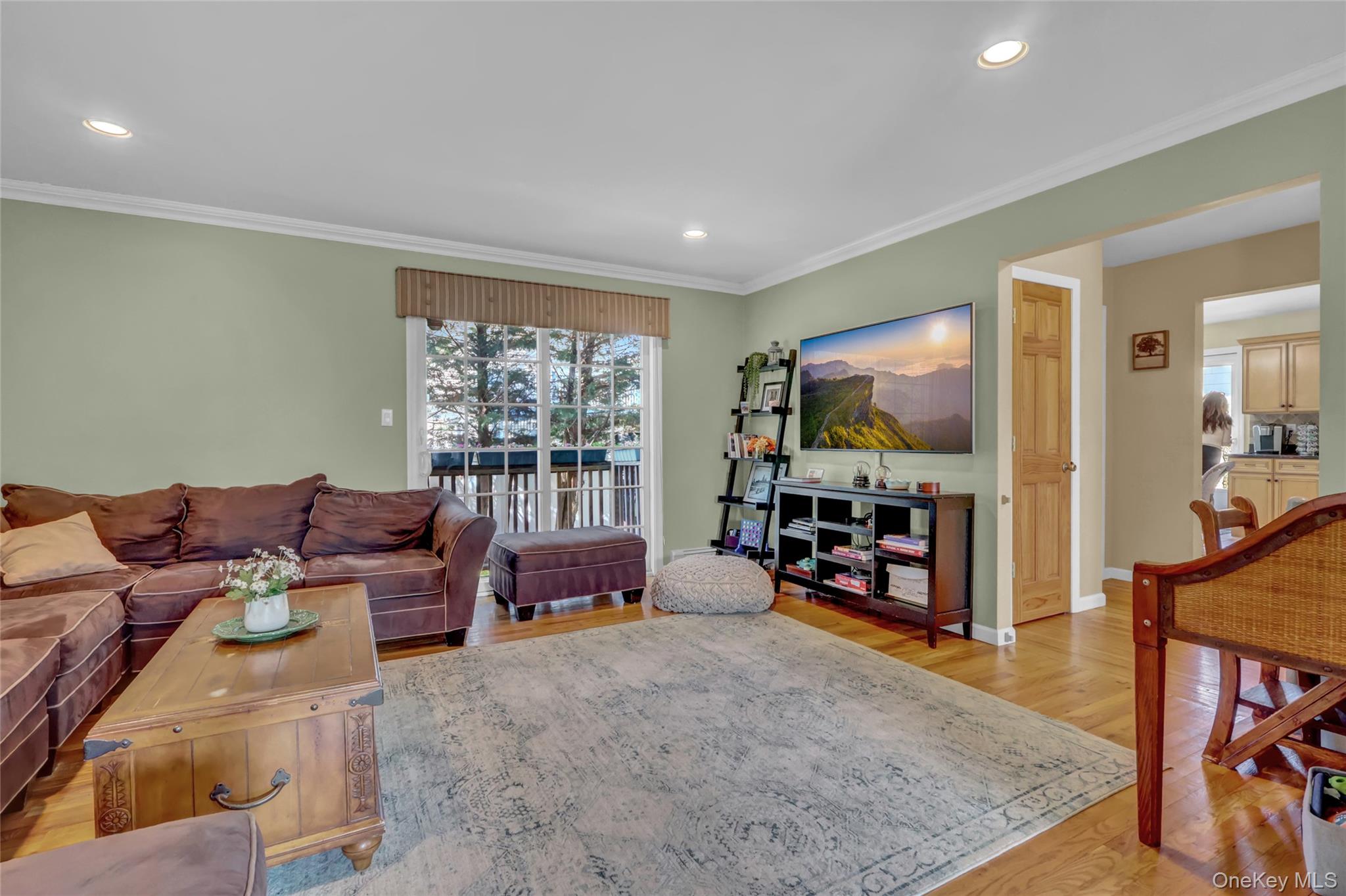 18 Hampton Road Lynbrook, NY 11563 - Photo 9 of 37 a living room with furniture and a flat screen tv