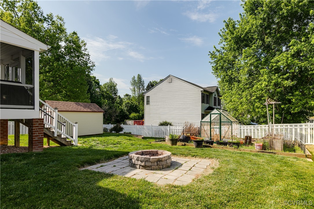 3003 Chartwood Drive Sandston, VA 23150 - Photo 23 of 29 a garden view with a seating space