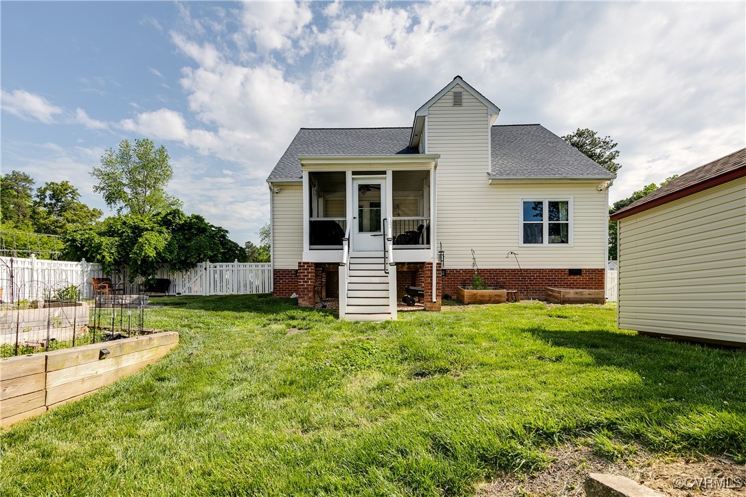 3003 Chartwood Drive Sandston, VA 23150 - Photo 26 of 29 a view of a house with a yard and sitting area