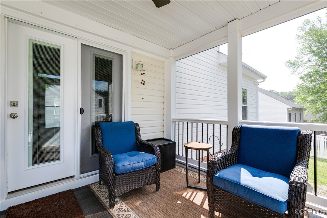 3003 Chartwood Drive Sandston, VA 23150 - Photo 27 of 29 a outdoor living room with furniture and a window