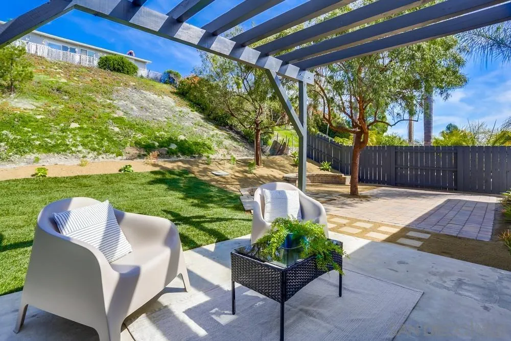 12701 McFeron Road Poway, CA 92064 - Photo 27 of 32 a garden view with a seating space
