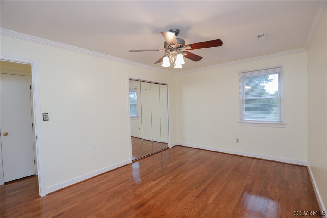 2106 Mt Blanco Road Chester, VA 23836 - Photo 17 of 50 a view of empty room with wooden floor
