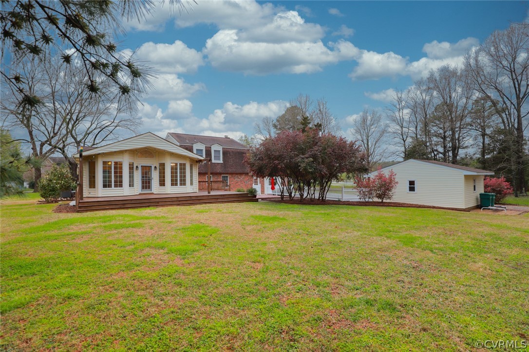 2106 Mt Blanco Road Chester, VA 23836 - Photo 46 of 50 a front view of house with outdoor space and garden