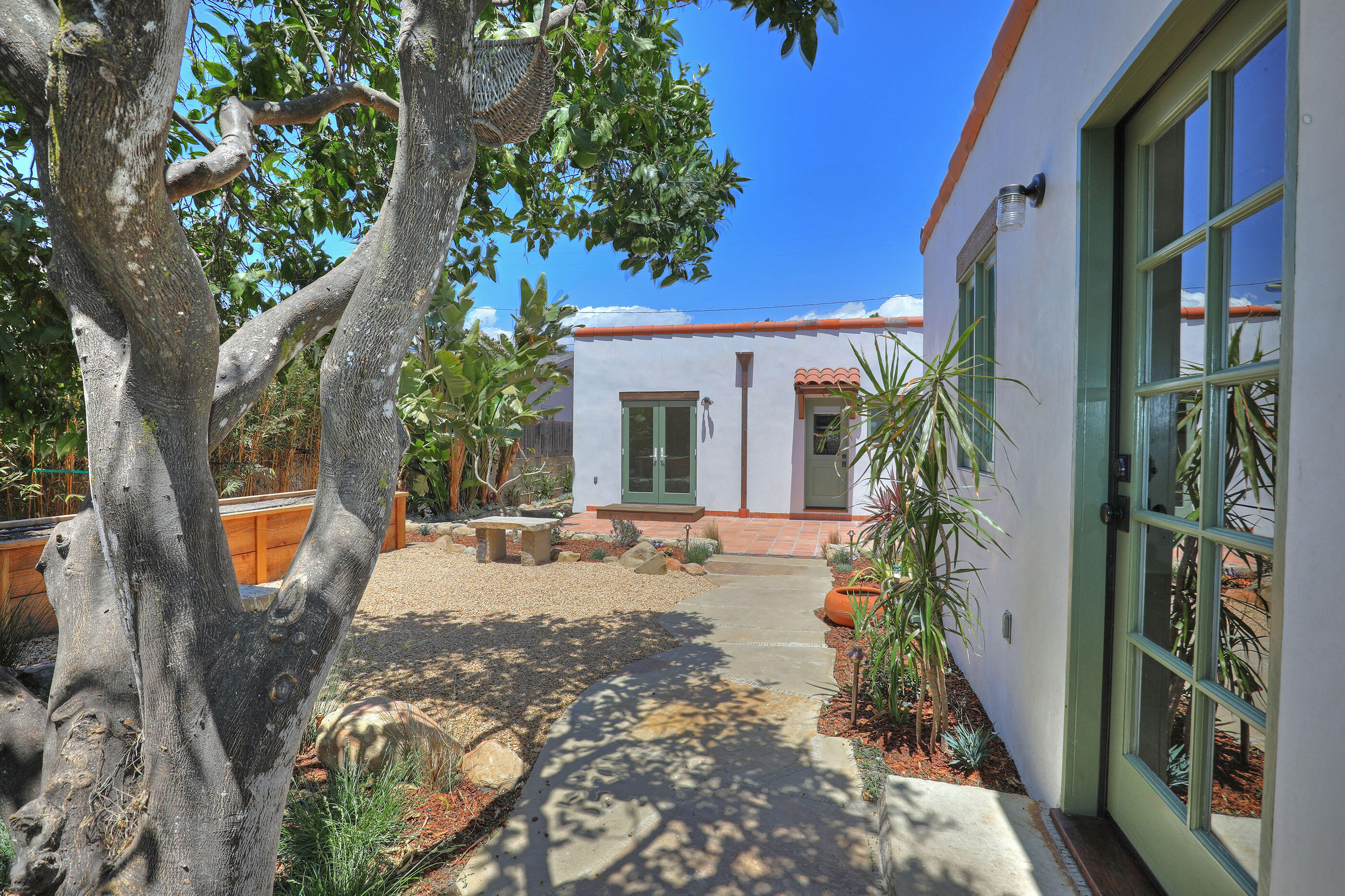 1621 Clearview Road Santa Barbara, CA 93101 - Photo 17 of 20 a view of a house with backyard and sitting area