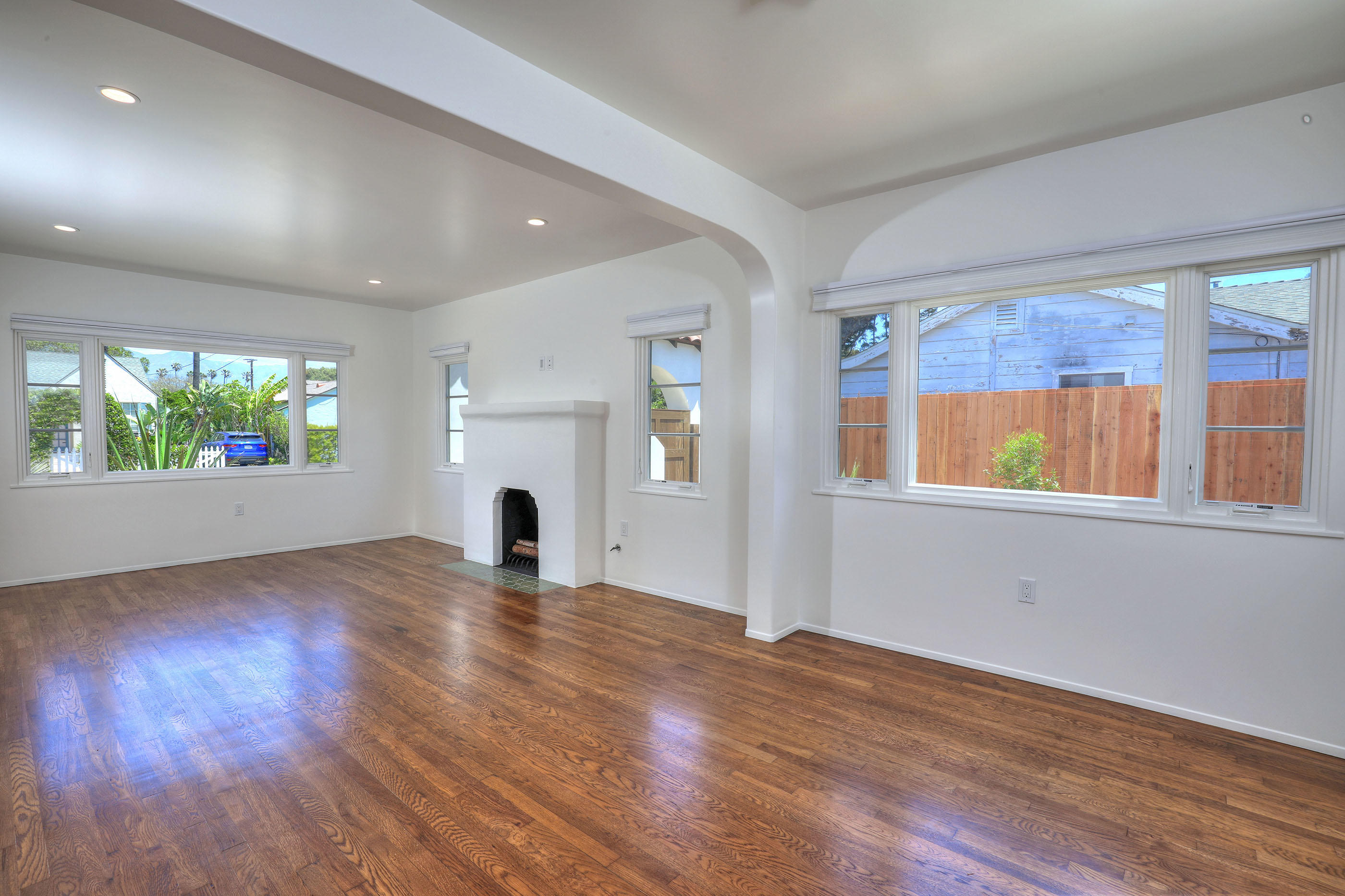 1621 Clearview Road Santa Barbara, CA 93101 - Photo 6 of 20 wooden floor in an empty room with a window