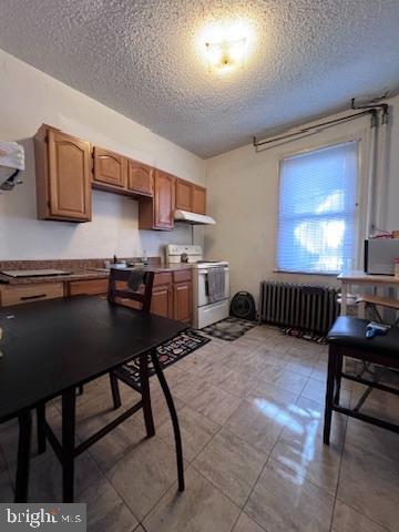 1601 St. Paul Street Philadelphia, PA 19140 - Photo 8 of 17 a kitchen with stainless steel appliances granite countertop table chairs sink and cabinets