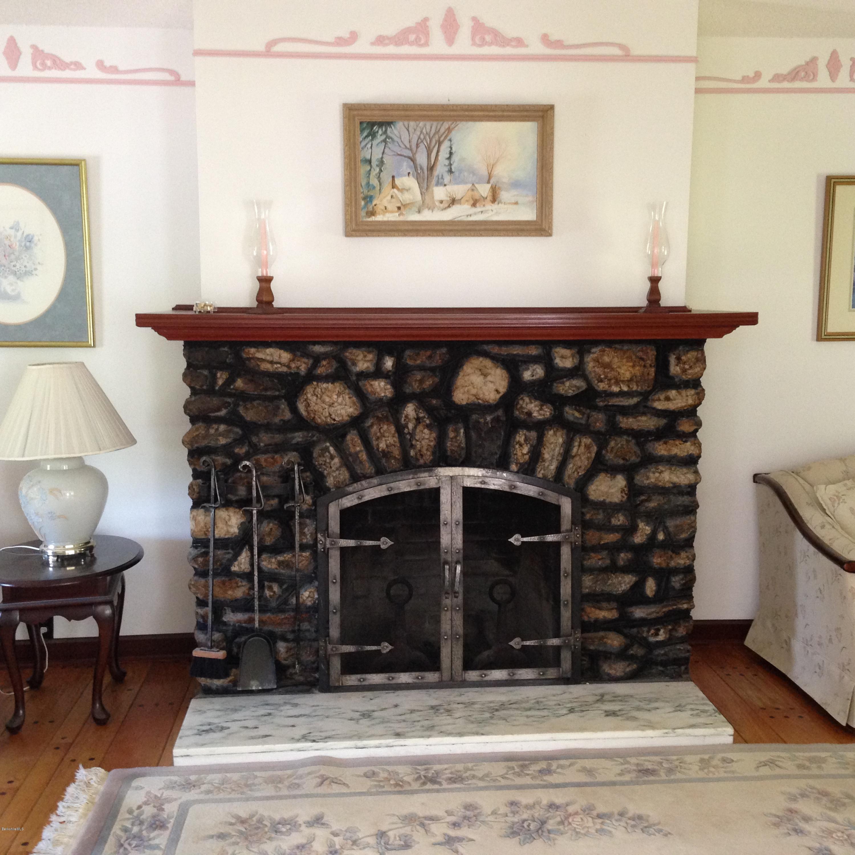 159 Sunset Street Pittsfield, MA 01201 - Photo 15 of 33 LR fireplace