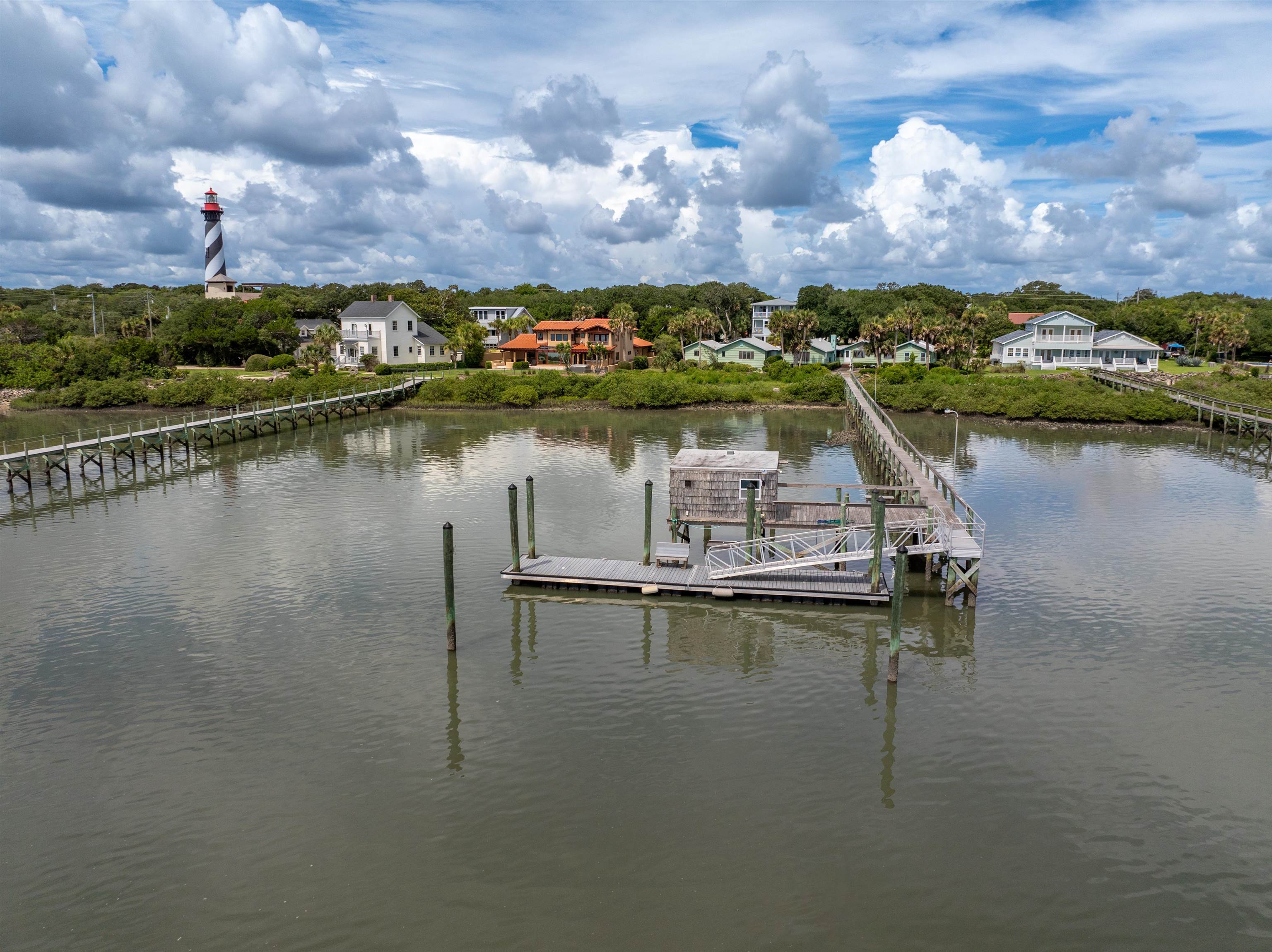 65 Busam Street St. Augustine, FL 32080 - Photo 4 of 59 a view of a lake with a house