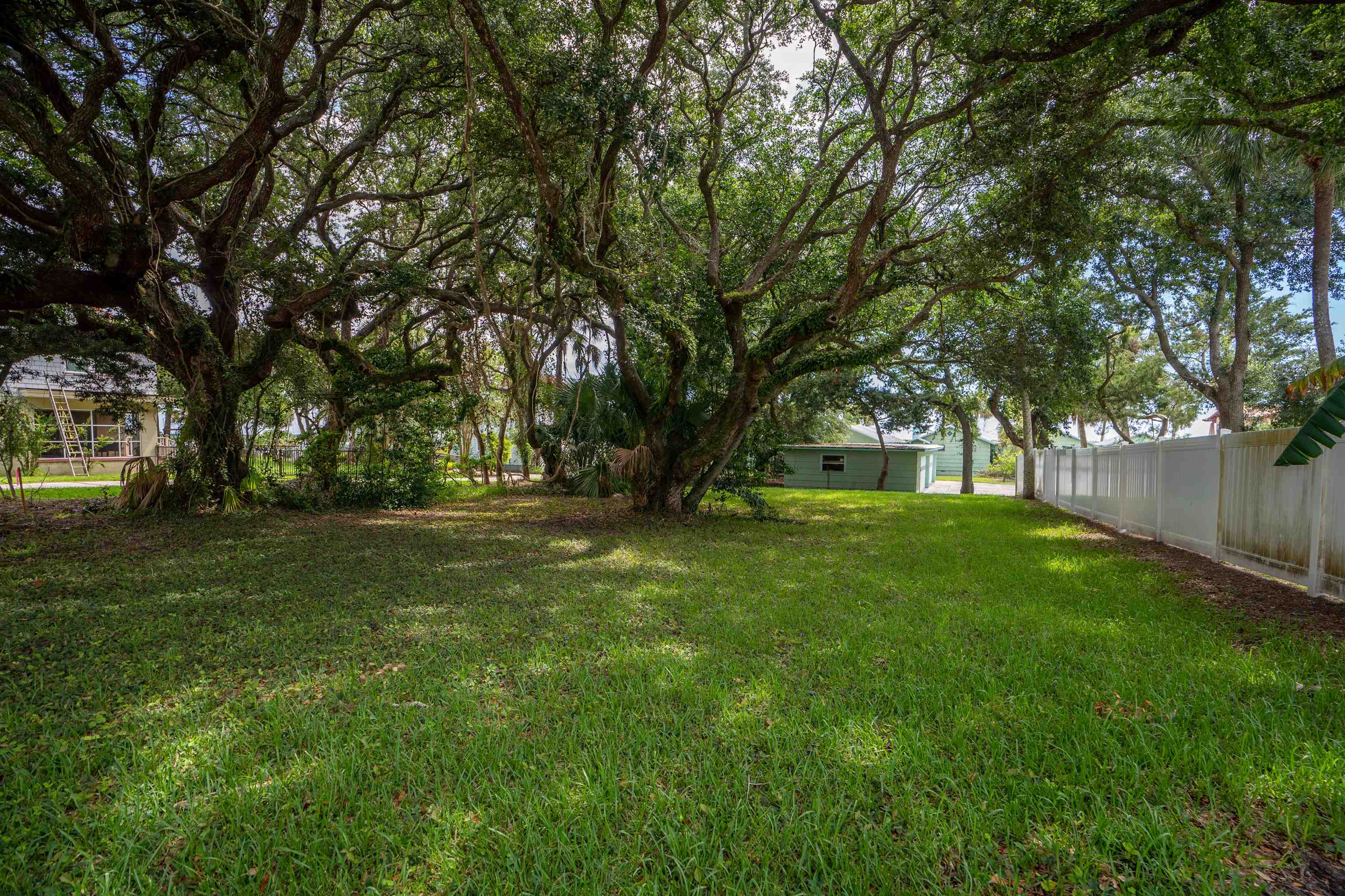 65 Busam Street St. Augustine, FL 32080 - Photo 56 of 59 a view of outdoor space with deck and trees