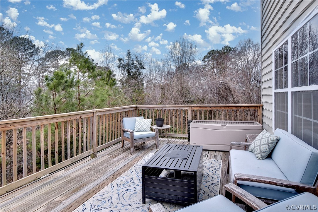 3986 Bournemouth Bend Williamsburg, VA 23188 - Photo 38 of 47 a view from deck having patio