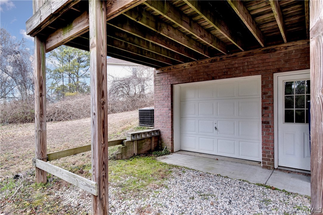 3986 Bournemouth Bend Williamsburg, VA 23188 - Photo 40 of 47 a view of backyard with large trees and plants