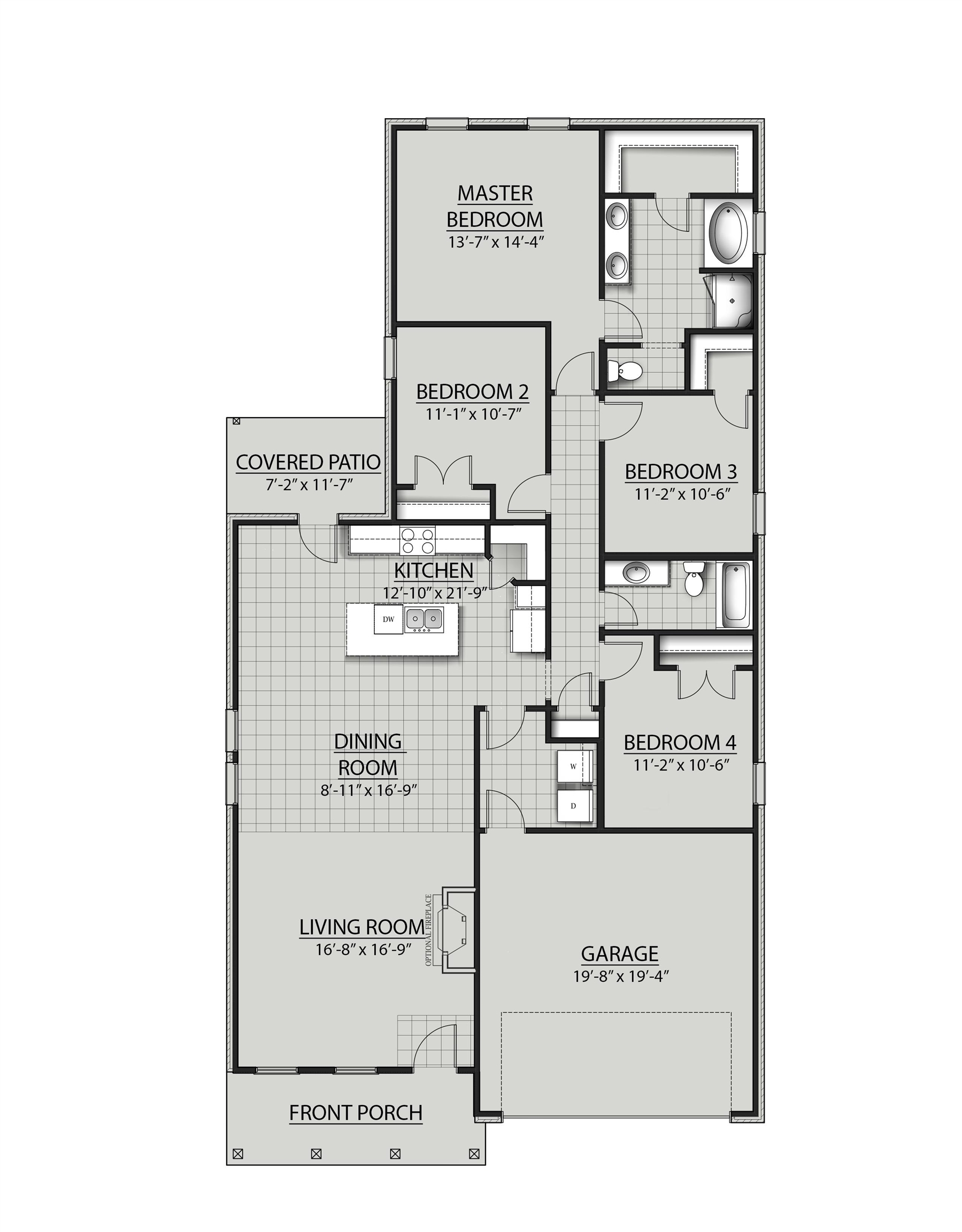 976 Ashville Circle Foley, AL 36535 - Photo 3 of 3 Floor plan
