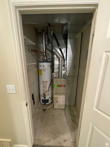 101 1501 Monroe, Unit 101 Ogden, UT 84404 - Photo 11 of 24 Utility room featuring gas water heater