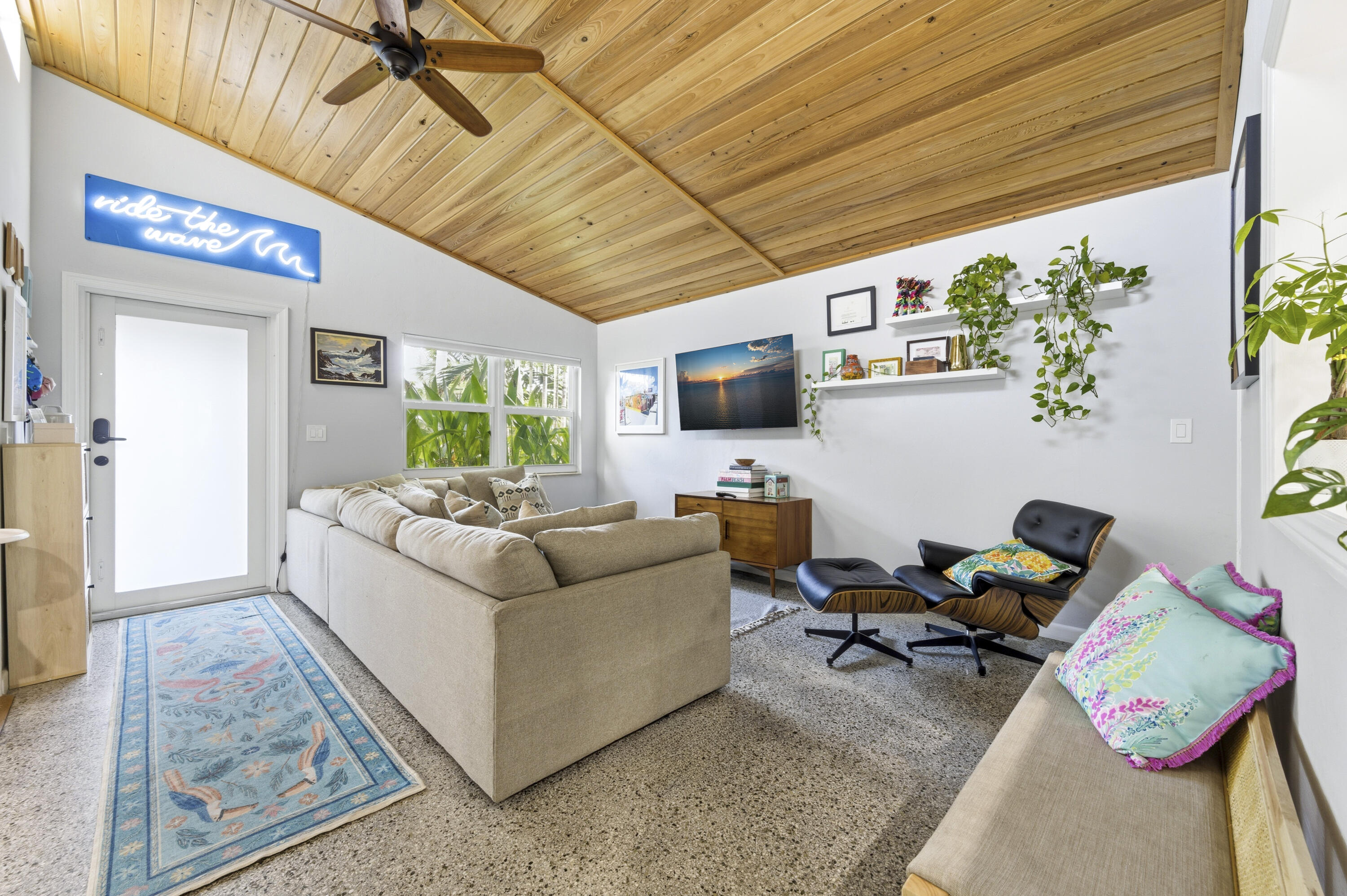 1119 North M Street Lake Worth Beach, FL 33460 - Photo 8 of 26 a living room with furniture and a flat screen tv