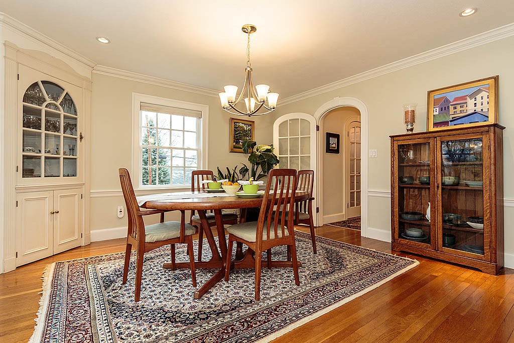 166 Lewis Road Belmont, MA 02478 - Photo 10 of 30 a view of a dining room with furniture