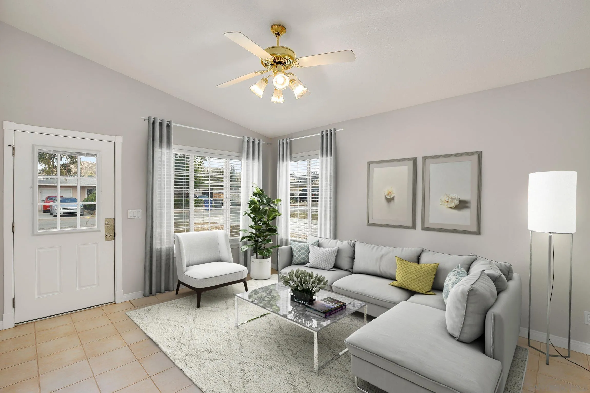 13647 Somerset Road Poway, CA 92064 - Photo 5 of 25 a living room with furniture and a large window
