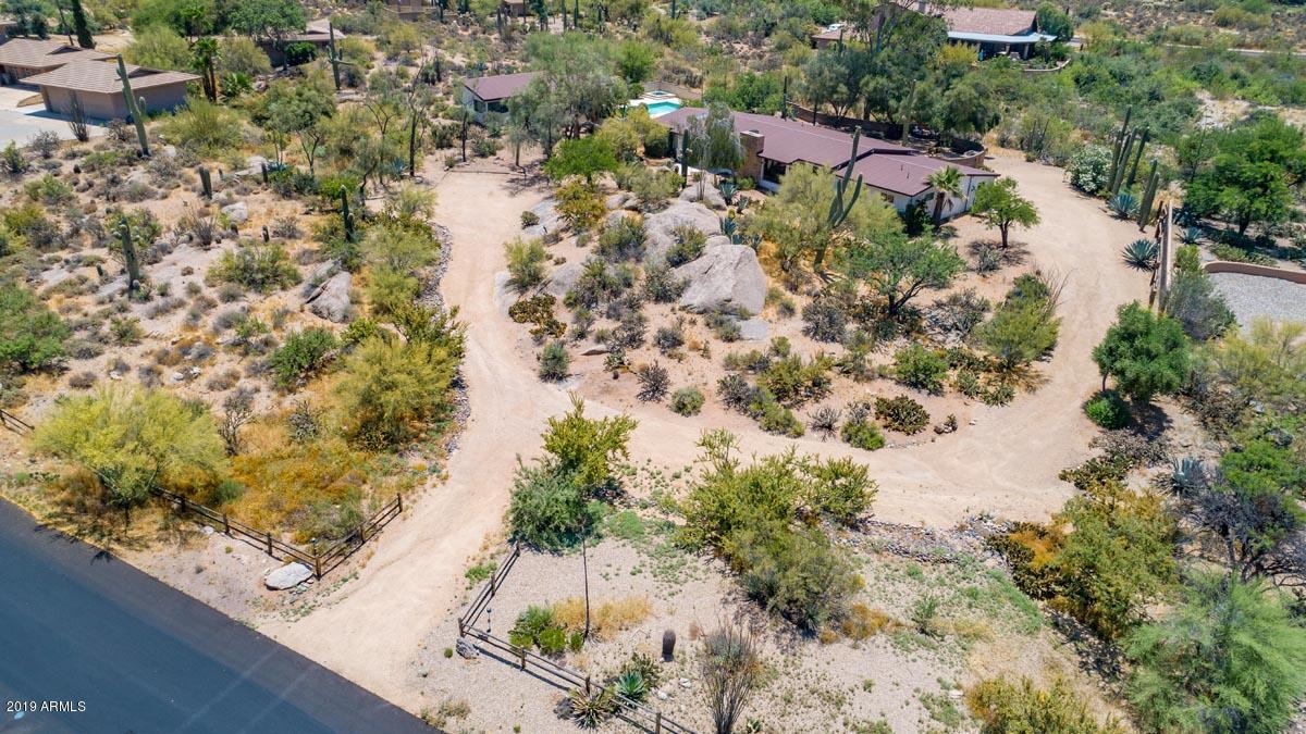 7321 East Long Rifle Road Carefree, AZ 85377 - Photo 40 of 48 Aerial-Front View3
