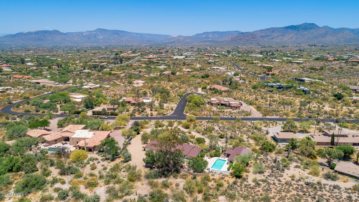 7321 East Long Rifle Road Carefree, AZ 85377 - Photo 41 of 48 Aerial-Back View