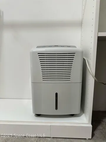 a room with storage and utility